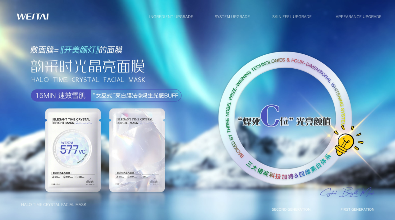 微肽生物新品「韵采时光晶亮面膜」重磅上市:以尖端科技回应市场亮肤渴求