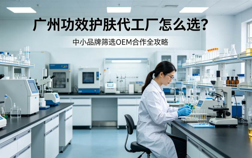 广州功效护肤代工厂怎么选？中小品牌筛选OEM合作全攻略