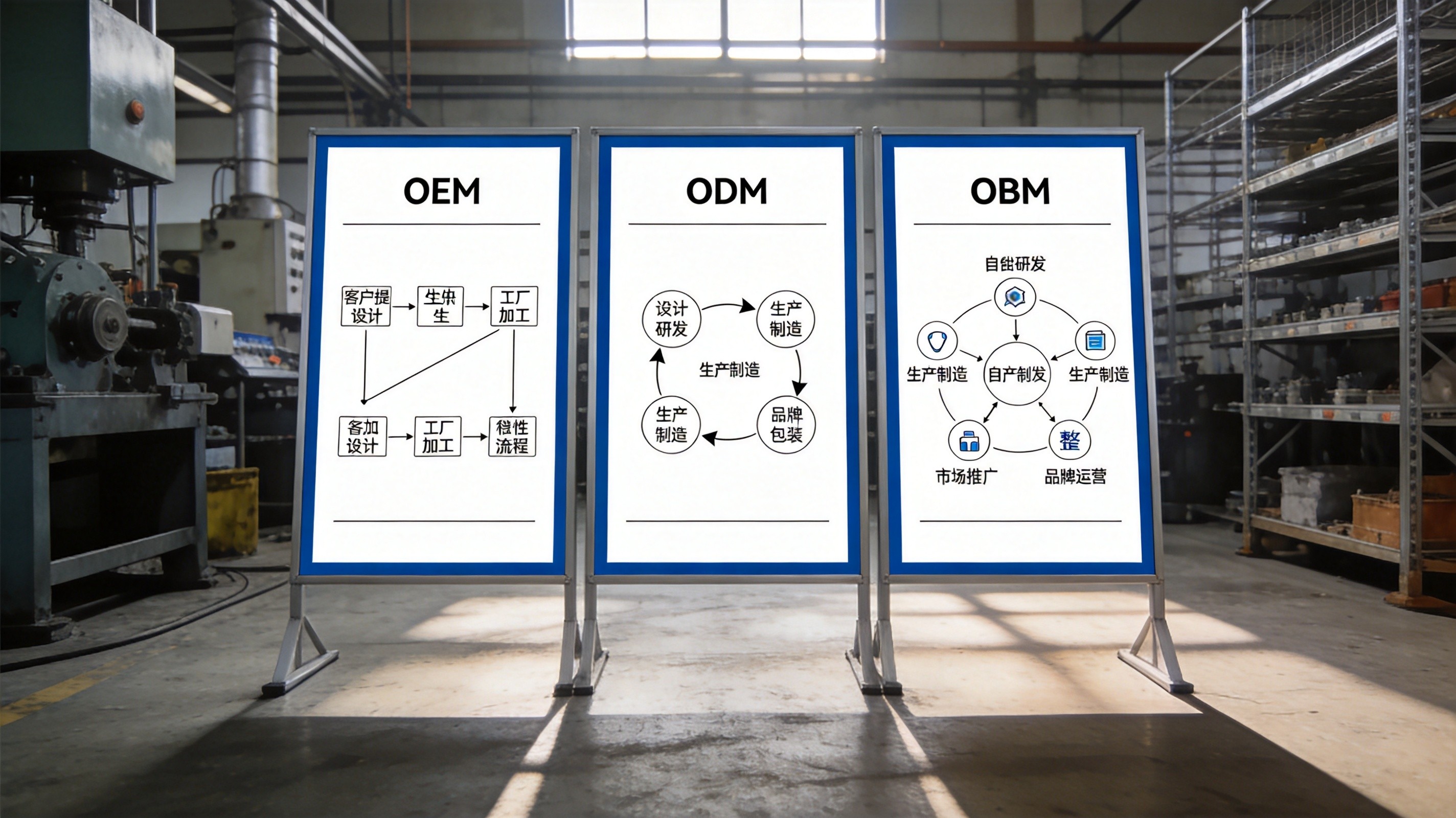 OEM/ODM/OBM三种代工模式到底有啥区别？品牌方选代工合作模式时3个最容易踩的坑和正确决策路径