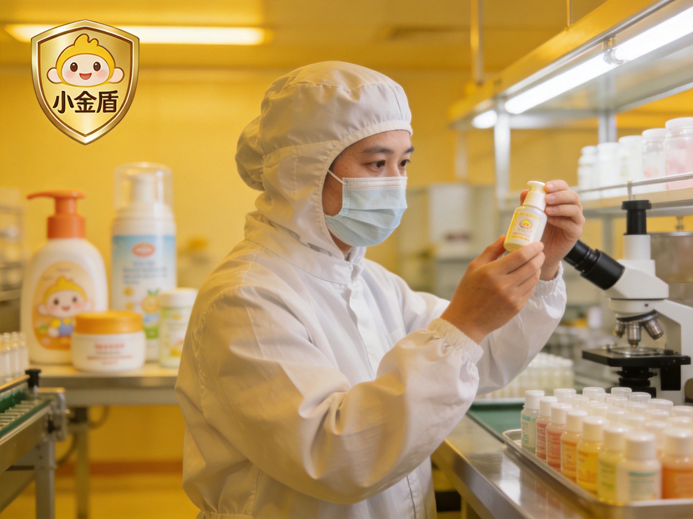 儿童化妆品质检场景