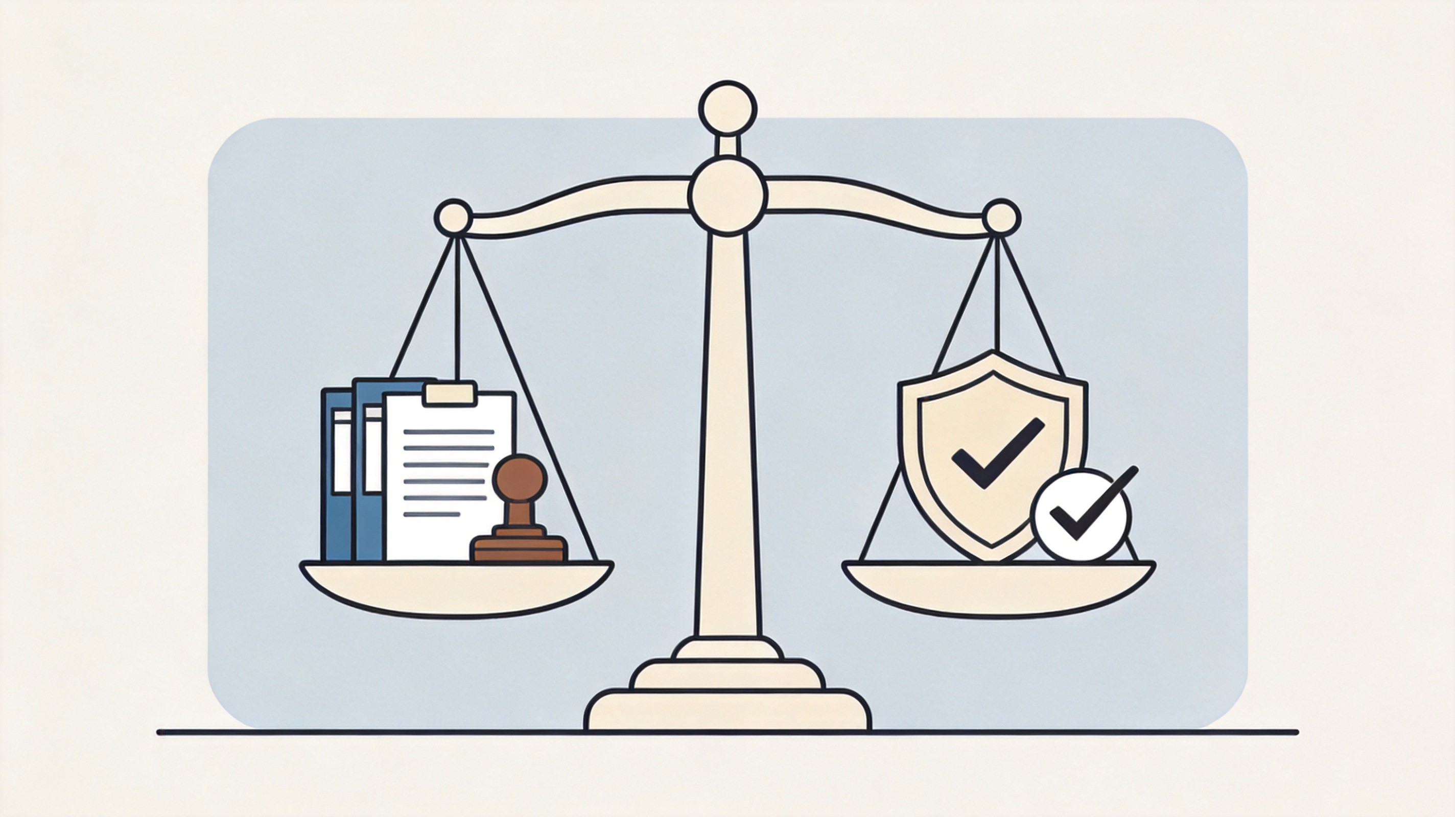 安全审查与合规监管示意图